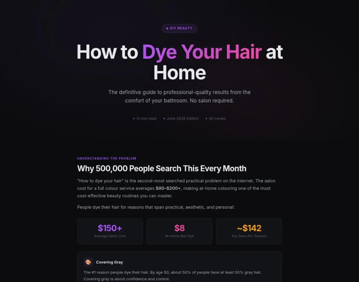 Cover preview of At Home Hair Colour