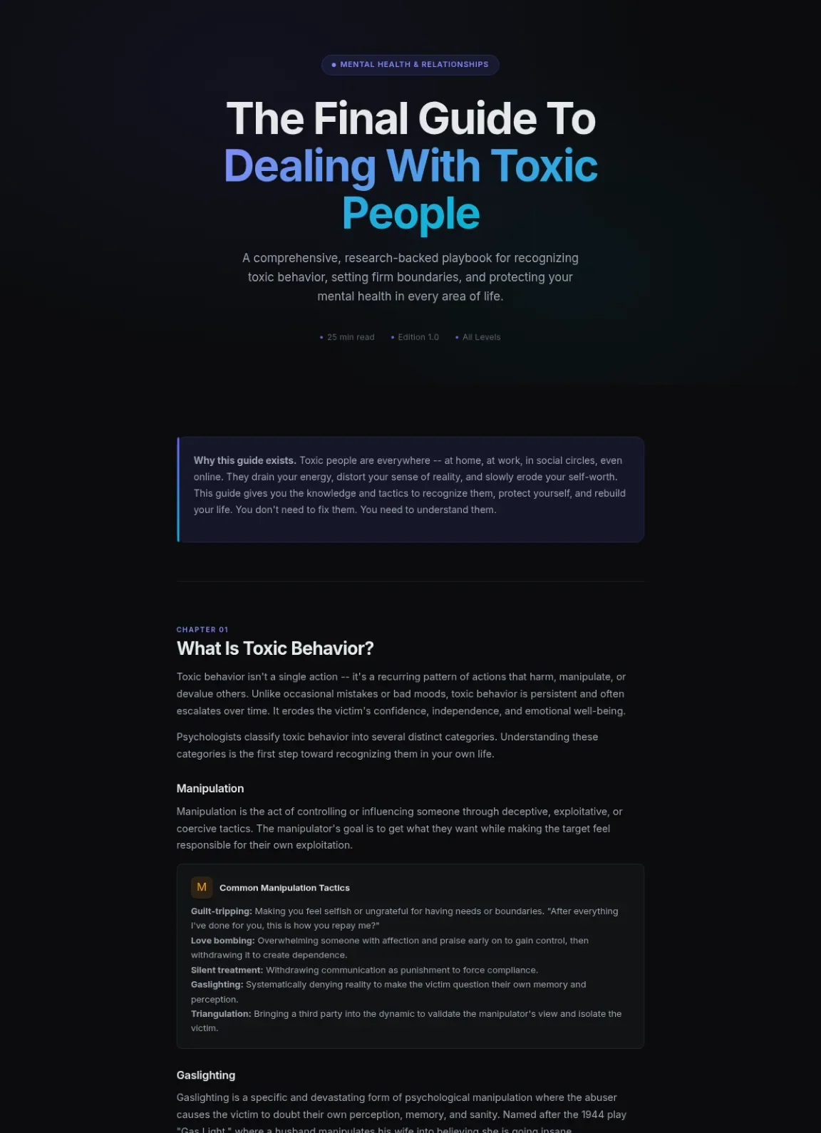 Cover preview of Dealing With Toxic People
