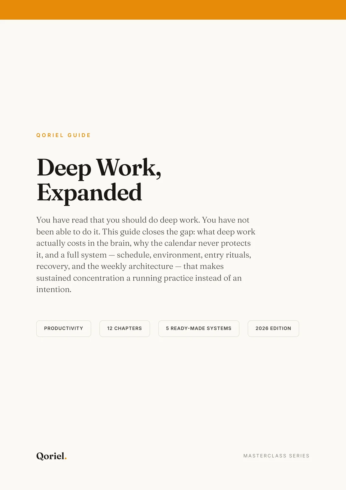 Cover preview of Deep Work