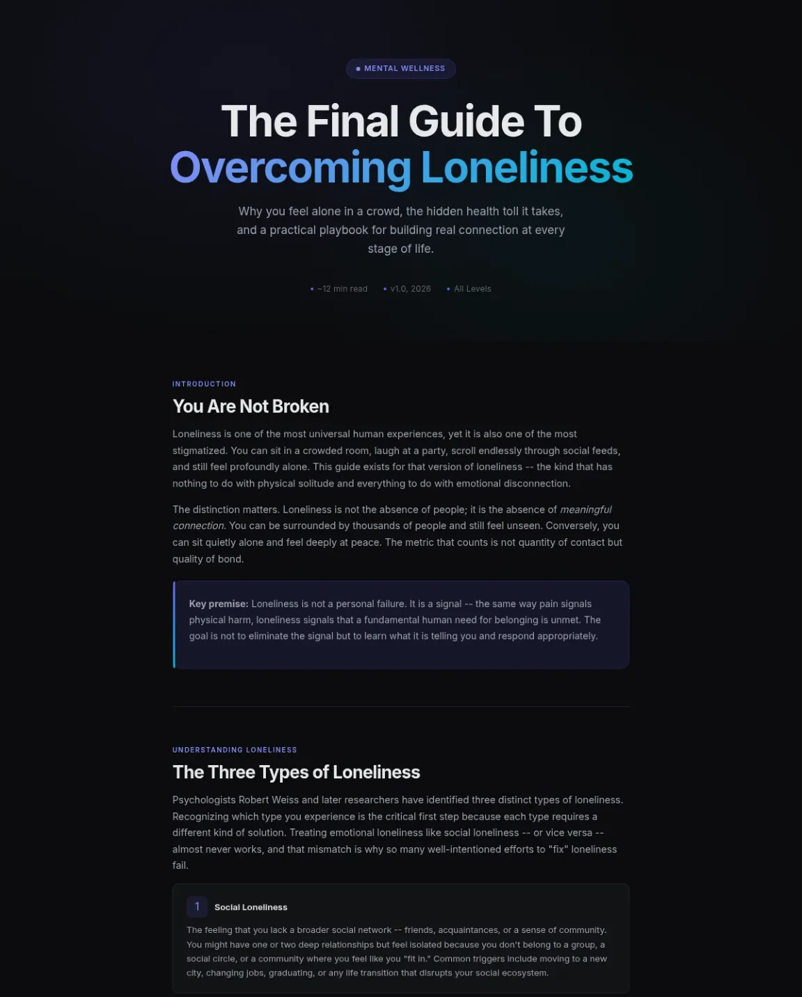 Cover preview of Overcoming Loneliness